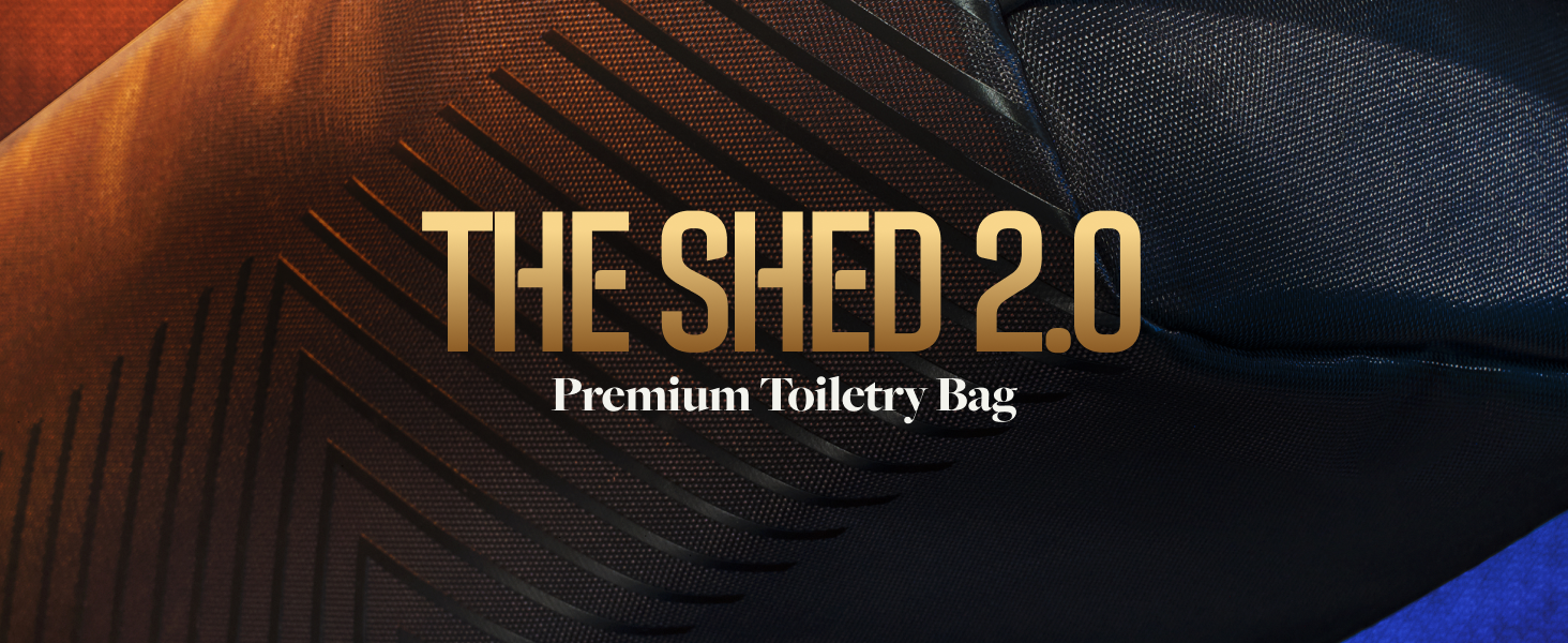 manscaped shed toiletry bag travel nylon toiletries